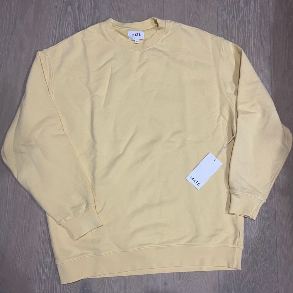 Mate the label oversized sweatshirt in Solar.